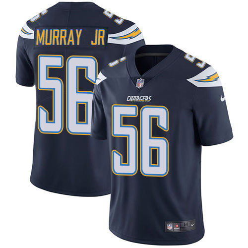 Nike Chargers #56 Kenneth Murray Jr Navy Blue Team Color Youth Stitched NFL Vapor Untouchable Limited Jersey
